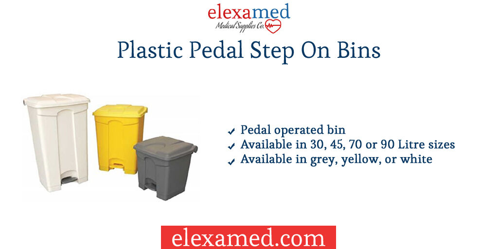 elexamed's tweet photo. Plastic Pedal Step On Bins

->Pedal operated bin
->Available in 30, 45, 70 or 90 Litre sizes
->Available in grey, yellow, or white

#bins #pedal #plastic #dustcleaner #pedaloperated

Buy NOW - https://t.co/DAnmXWELO8 https://t.co/SSxgcaYvYd