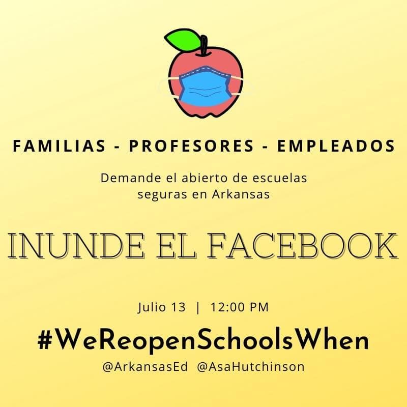 jeneforarkansas's tweet photo. I’m the mother of a public school student, and the daughter of a former public school teacher. #WeReopenSchoolsWhen we’ve done the work to protect everyone in our community. 

@AsaHutchinson @ArkansasEd https://t.co/stwYwHnDSR