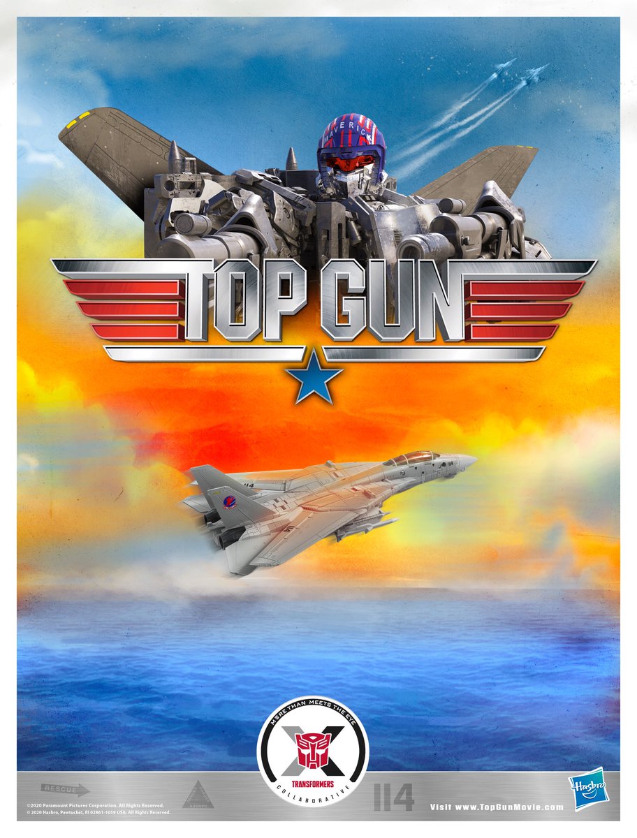 He feels the need...THE NEED FOR SPEED! Maverick converts into the classic Northrop Grumman F-14 Tomcat from @TopGunMovie and is the latest #Transformers collaboration...and yes, a volleyball IS included! PREORDER NOW at #HasbroPulse: https://t.co/qKrO4vFM77 https://t.co/vrFPsd1o4p