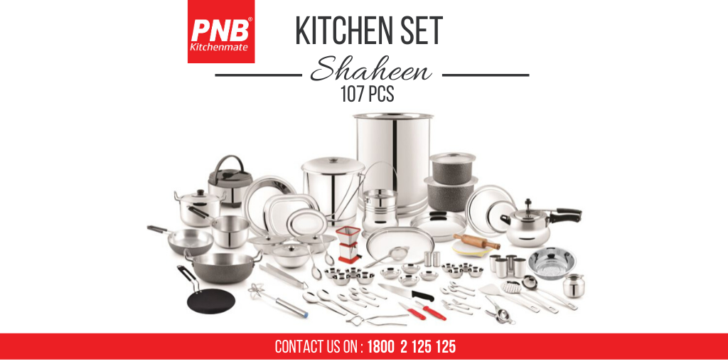 PNBKitchenmate's tweet photo. Why waste your precious time in running from one shop to another when PNB Kitchenmate's 107 pcs Shaheen Kitchen Set is here to help you with all your cooking and serving needs!
Dial 1800 2 125 125 and place your order right away!
#Kitchenset #CompleteKitchenset #DurableKitchenset https://t.co/Y0E1P3DOfT