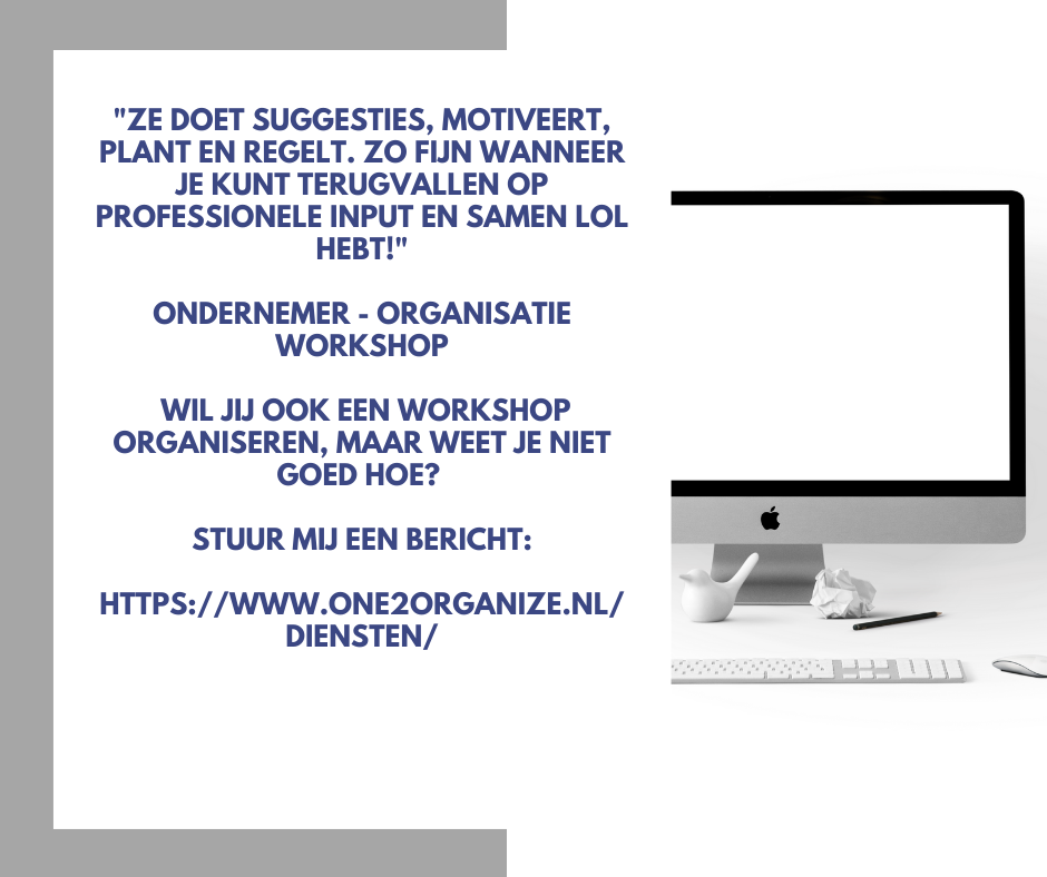 One2Organize tweet picture