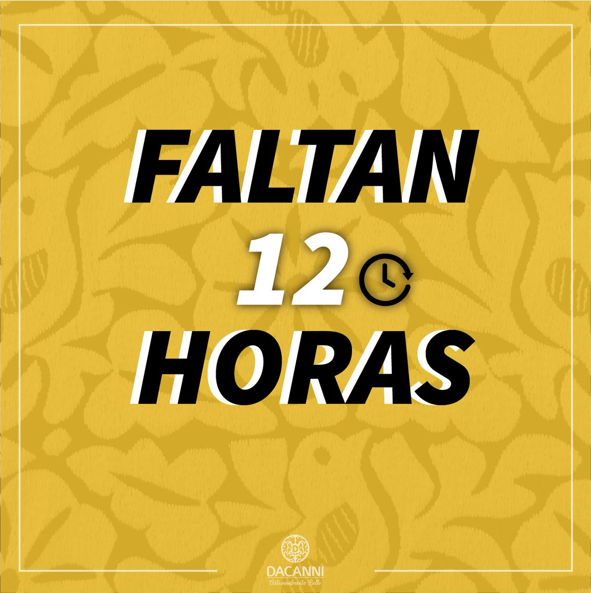 dacanni's tweet photo. ¡Empieza nuestra cuenta regresiva! Estamos a 12 horas de iniciar nuestra venta flash ⚡️⚡️

#madeinmexico #bordadoartesanal #etnomoda #flashsale https://t.co/FUeOmbHmEF
