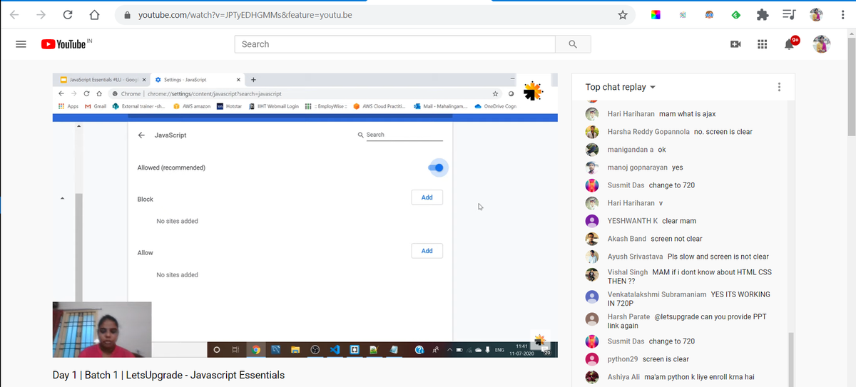 KesaniLathasri's tweet photo. I'm very excited 😊in starting my journey in Javascript by LetsUpgrade.#LetsUpgrade #LUFCS https://t.co/YMJ2snr1d3