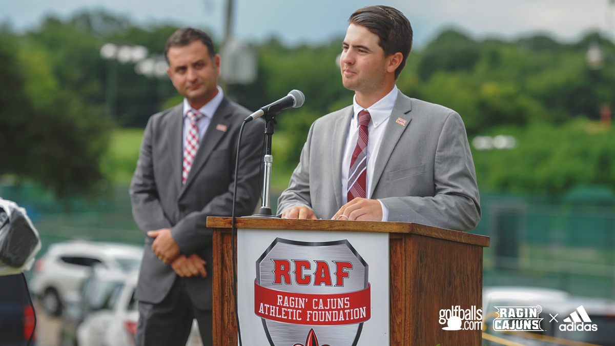 RaginCajunsGolf's tweet photo. 📆 July 10, 2017, we officially dedicated the @RaginCajunsGolf Teaching Facility at Oakbourne. ⛳️

#GeauxCajuns ⚜️
#StayHungry 
#StayHumble https://t.co/LTBVW4M3o7