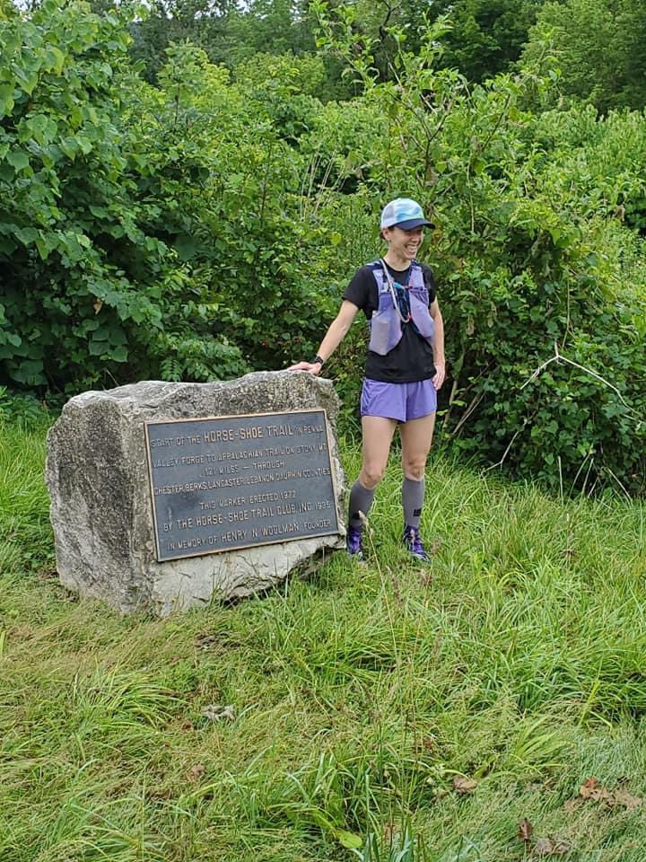 teamrunhole's tweet photo. @FastestKnown Christine Sandvik. FKT woman supported of the Horseshoe Trail PA,USA. 49hr23min46sec (she will submit data) ~145mi https://t.co/h9T7y3VkmM