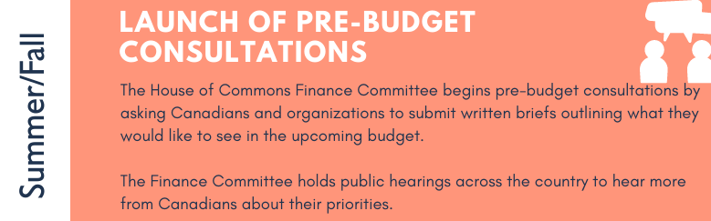 ImagineCanada's tweet photo. It's summer, and that can only mean one thing - the launch of the federal pre-budget consultations 🎉 This process is an important way for organizations to have their voices heard, and we want to give the sector all the tools they need to participate! (thread) https://t.co/gHQ0eo7n3D