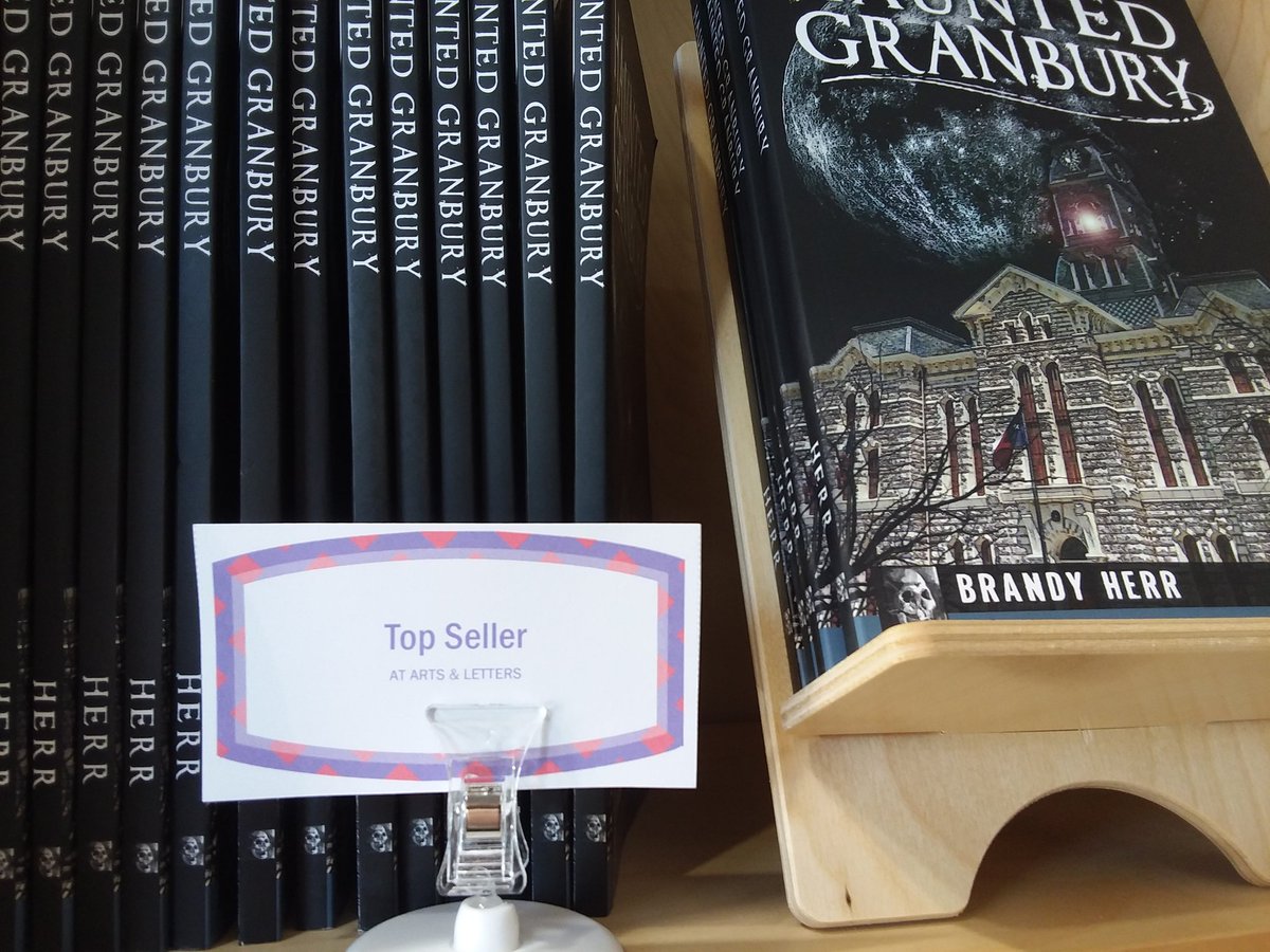 Always a fun sign for an author to see in front of their book at a bookstore! 😁

<a href="/ArtsNLettersBk/">ArtsAndLettersBooks</a>