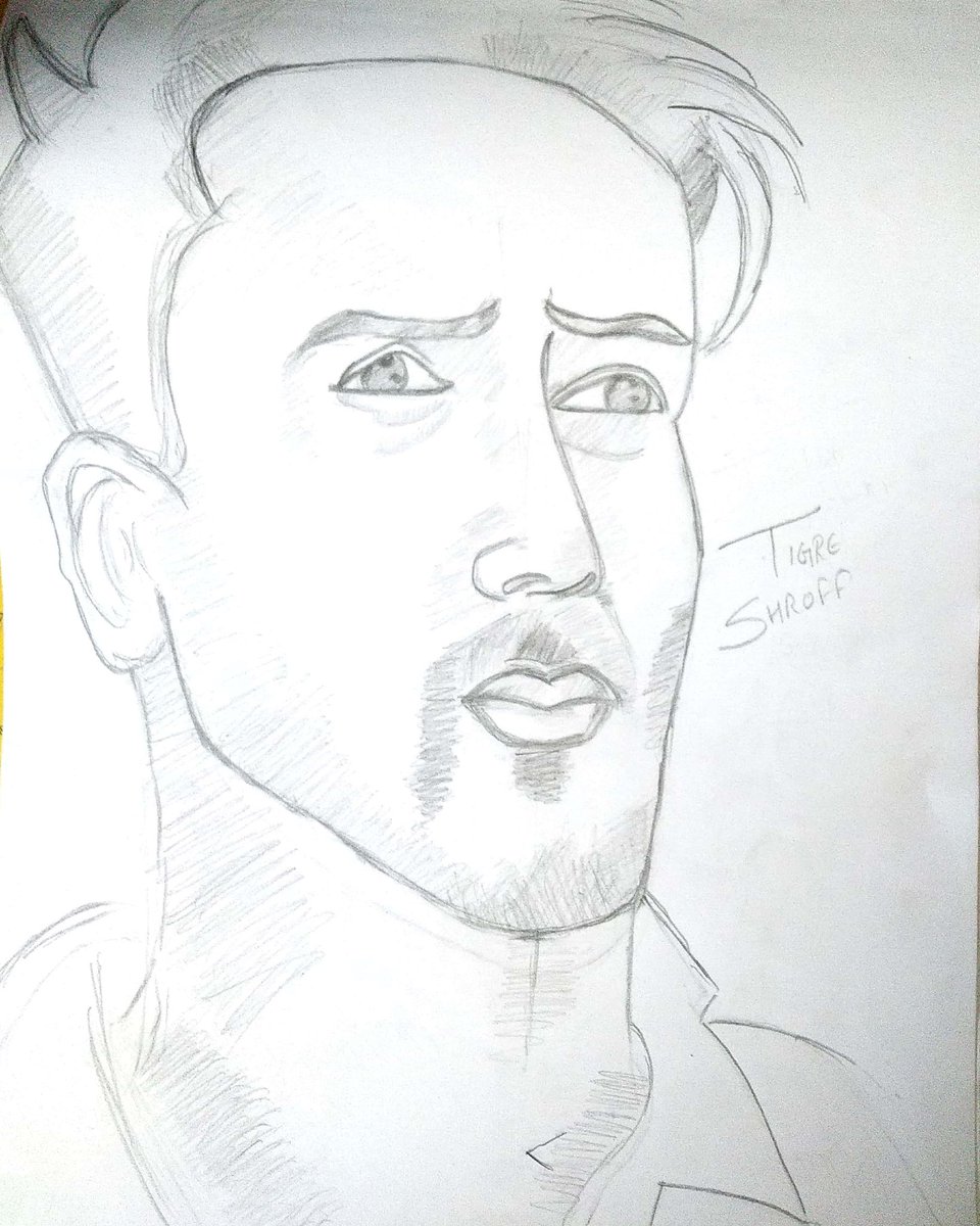 TigerSh43557582's tweet photo. @officialtiger__ Sir i alsomade his portrait. Pls ask him to reply me. I am 13 years old.🙂🙂🙂 https://t.co/2NzXjf3GqT