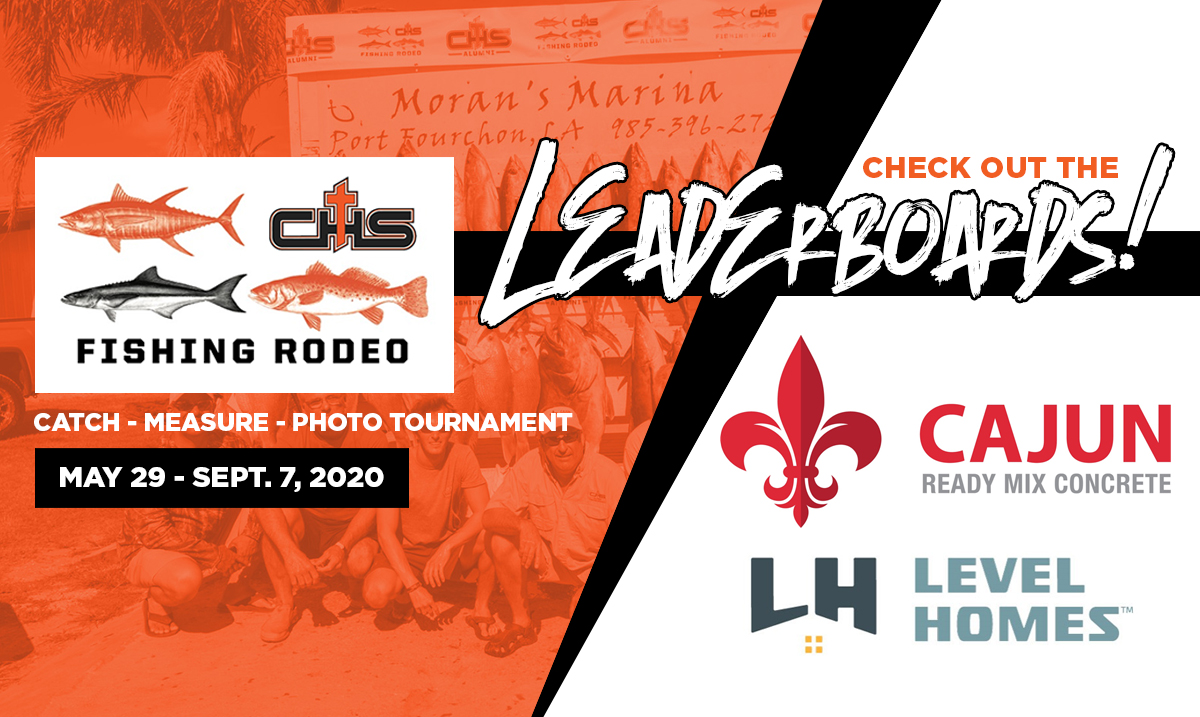 CHS_BR's tweet photo. LEADERBOARDS ARE POSTED!
The CHS Fishing Rodeo Leaderboards, both adult and youth, are being updated and posted at the link below. Check them out and see where you stand.
Adult: https://t.co/yJPswR2GlZ
Youth: https://t.co/SQDHu5rw0Z
#CajunReadyMix
#LevelHomes https://t.co/B1FGjzeWIE