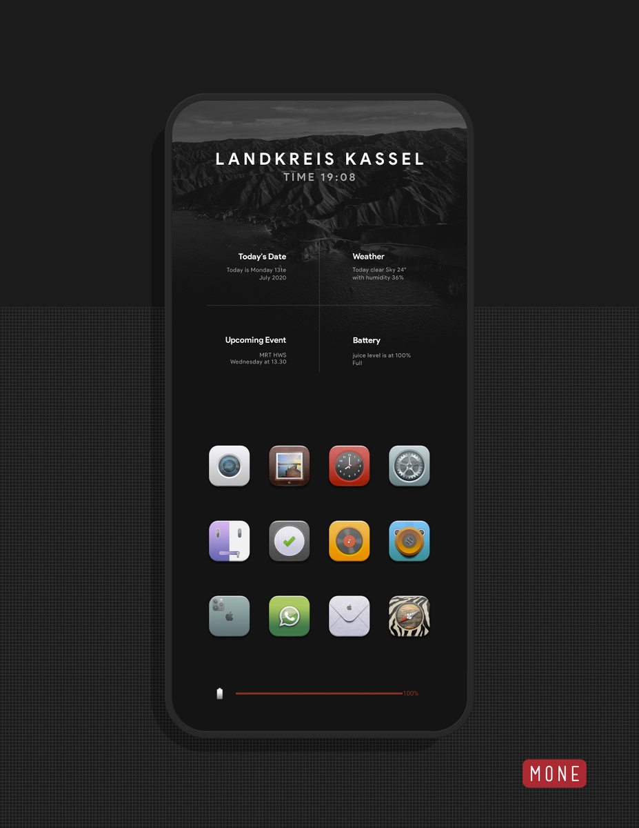 kleinmone's tweet photo. Now L3TO on my device 🥰 .. android today ✌️🏼

Thanks to @MtK__Design and @Attairdu57slm 😘

Sun &amp; Sea Kwgt by @EduardoB5to 
Wallpaper in original by Apple 'Big Sur' .. now pretty edited https://t.co/WW5Q0CdDbM