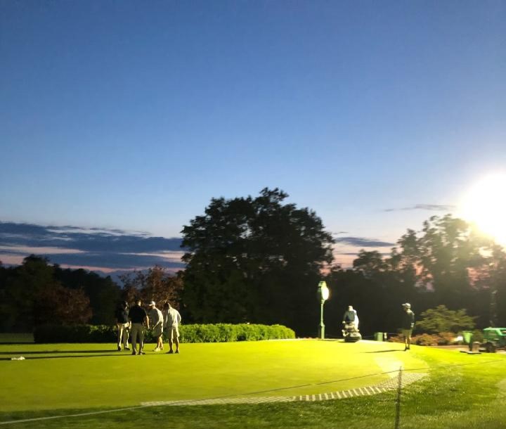 hockingintl's tweet photo. @JoeEnciso was up early prepping greens with the Muirfield Village grounds team for The Memorial this week. #theMemorial https://t.co/DYSKqMpxGD