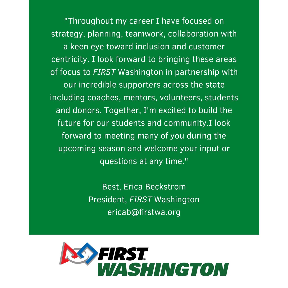 FIRST Washington tweet media