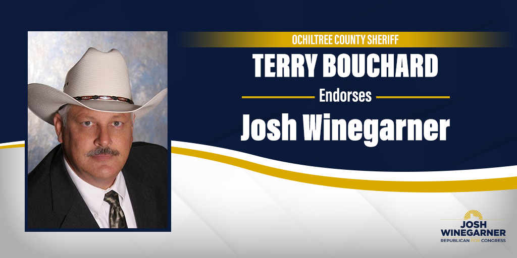 WinegarnerTX's tweet photo. “I have spent my life in law enforcement, but I would never have expected that there would have been a movement to defund law enforcement. In times like this, we need leaders in Congress we can trust. Josh will be an excellent Congressman for difficult times. We can trust him.” https://t.co/k5dvhW29eB