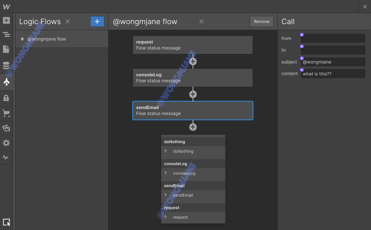 wongmjane's tweet image. Webflow is working on Logic Flows,

which is in-brand because it’s logic flows on the web