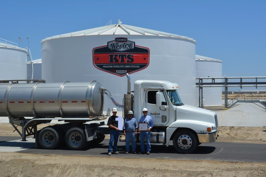 Today is the 5-year Anniversary of the first truckload of KTS® shipped by the TKI Hanford plant! KTS (potassium thiosulfate) has proven to be an essential source for growers looking to improve their soil and crop health. Thank you to the Hanford team for making it all possible!