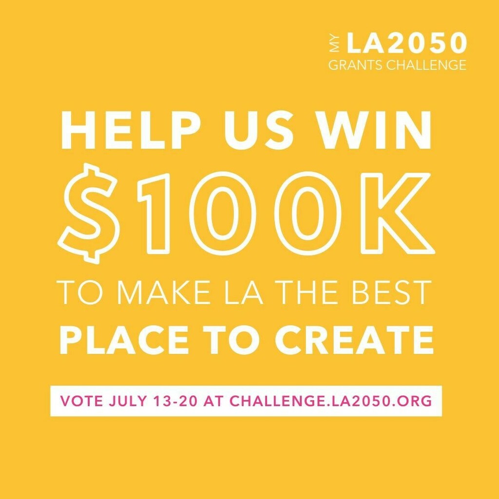 We’ve been selected as a finalist in the My LA2050 Grants Challenge in the CREATE category! 🎉 It would mean the world to us if you could vote for us to win $100K and a partnership with <a href="/LA2050/">LA2050</a>.⁠
⁠
Help us make LA the best place to create equity in en… instagr.am/p/CClwGP7nb3b/