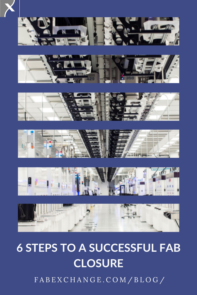 exchange_fab's tweet photo. Do you have to close your Fab Facility? Check out our new blog post to learn 6 steps to successfully close your facility. #fabexchange #fabclosure #semiconductors https://t.co/iibwOSqjT9 https://t.co/FluGp4cUF1