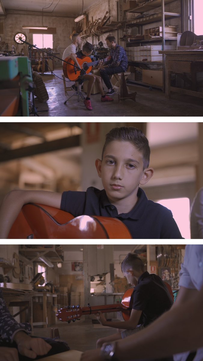 Junomediaes's tweet photo. En directo desde el taller de @GuitarrasBros hemos tenido el honor de grabar los inicios de este prodigio de solo 9 años! 😍 Te deseamos muchos éxitos Juan Emilio 👏 https://t.co/L9NsV5kC55