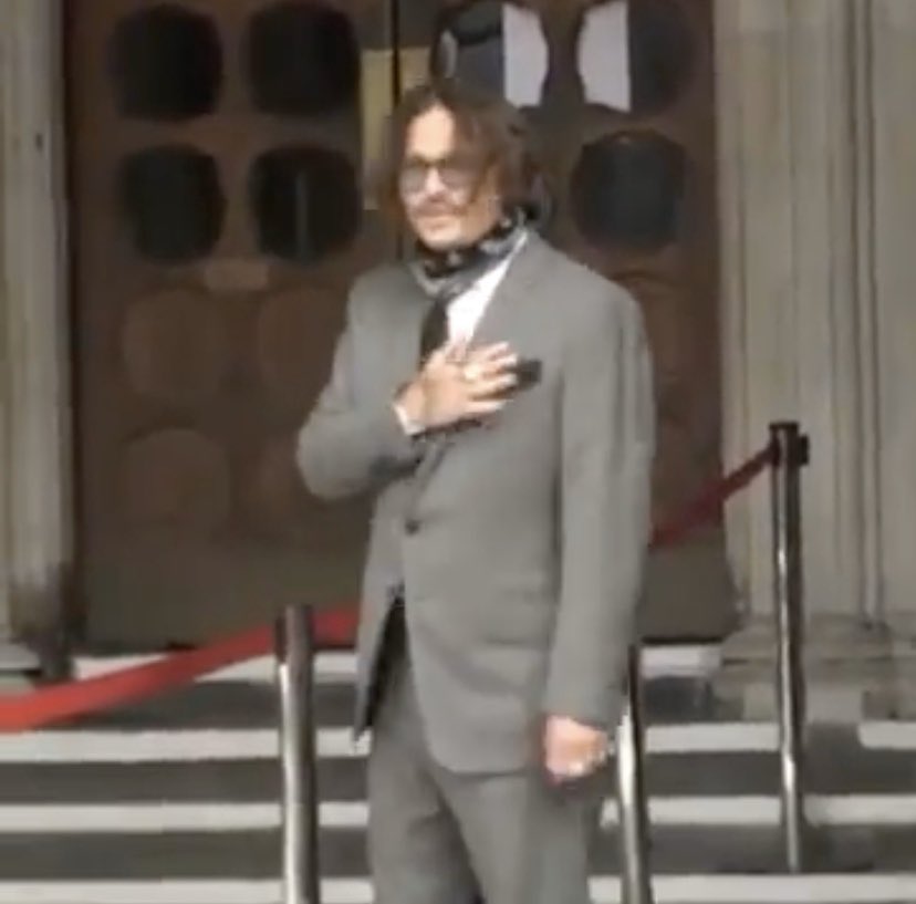 Following the #JohnnyDepp trial hoping he proves his case, as I have no doubt he will. I worked with him a couple of times &amp; behind the scenes, where you get to see the real person, he was kind, supportive, caring &amp; fun. A decent man. Good luck Mr Depp. #JusticeForJohnnyDeep