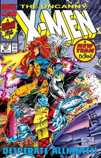 JasonAyersWWE's tweet photo. It all kind of blurs together from around that time, but I *THINK* my first X-book was Uncanny 281 (or possibly adjectiveless X-Men #1) - from there, it was off to the races, reading up on back stories and grabbing all the trades I could. #FirstXMen https://t.co/VHYEmFlfIz