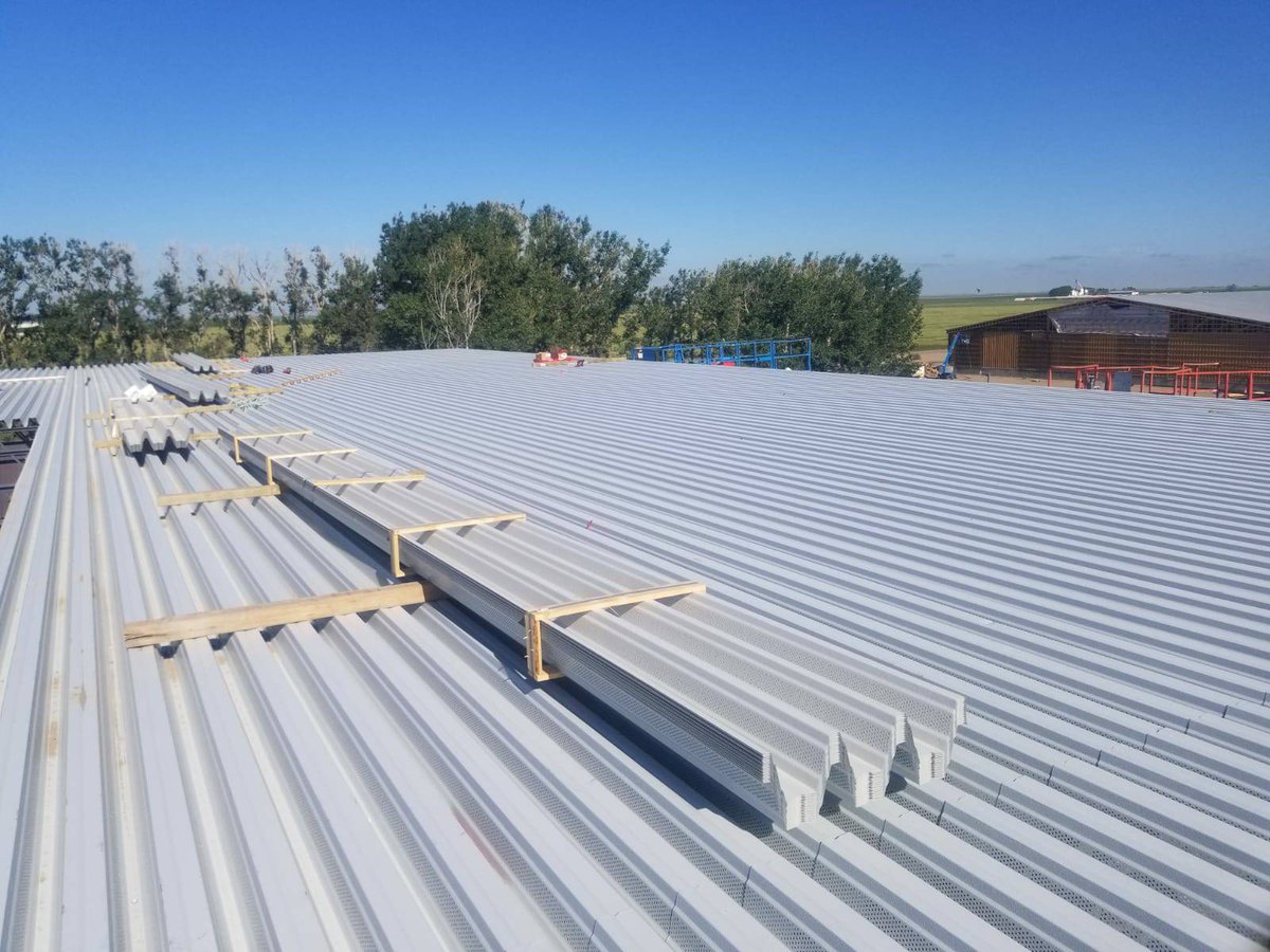 WestcoLtd's tweet photo. Great progress on this new structure, with some amazing products from @Canamsteelcorporation @Synergyfabrication&welding @Delftprofielen all fit for a perfect project.
#designbuildbetter #construction #ibuildalberta #agriculture #newproject #steelerection #chincouleespuds https://t.co/4TPV0CVJbm