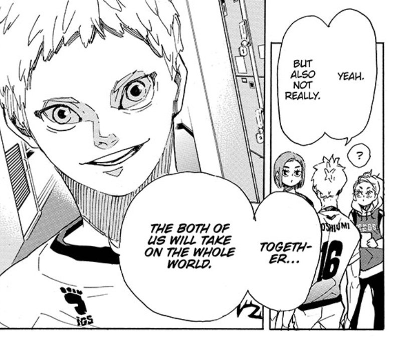 HeyMellieJellie's tweet photo. #ch401 spoilers
Stop it. Just stop looking so sweet and earnest while you say this. Oh my goodness.
You will.
You two absolutely will. https://t.co/4RBPisUKBP
