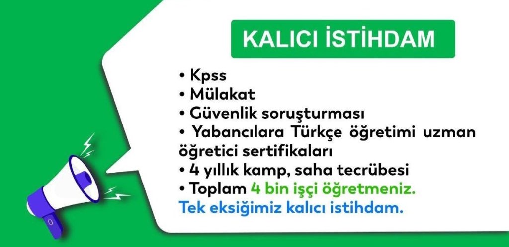 KPSS  ✔️
SÖZLEŞMELİ ÖĞRETMENLİK MÜLAKATI ✔️
GÜVENLİK SORUŞTURMASI ✔️
4 YILLIK DENEYİM ✔️
Kadrolu bir öğretmenin aşması gereken tüm adımları attık. 
Kadro talep ediyoruz.

<a href="/RTErdogan/">Recep Tayyip Erdoğan</a>
<a href="/BeratAlbayrak/">Berat Albayrak</a>
<a href="/ziyaselcuk/">Ziya Selçuk</a>
<a href="/tcmeb/">Millî Eğitim Bakanlığı</a>
<a href="/HMBakanligi/">T.C. Hazine ve Maliye Bakanlığı</a>

#PikteseMebdenKadro