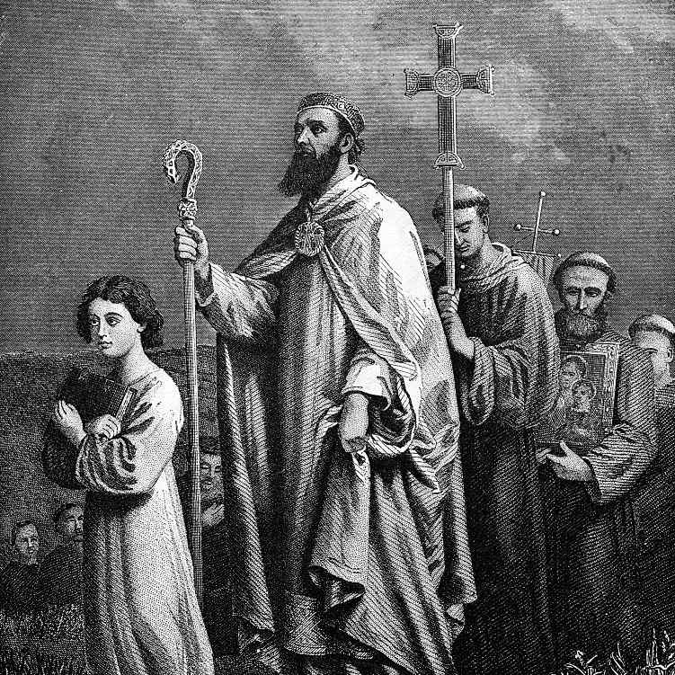 Patrick was a powerful, charismatic figure who attracted a large following, moving freely among Ireland's kingdoms.Familiar with the Irish language and culture, he adapted Celtic Paganism into his lessons of Christianity, rather than attempting to eradicate native beliefs.