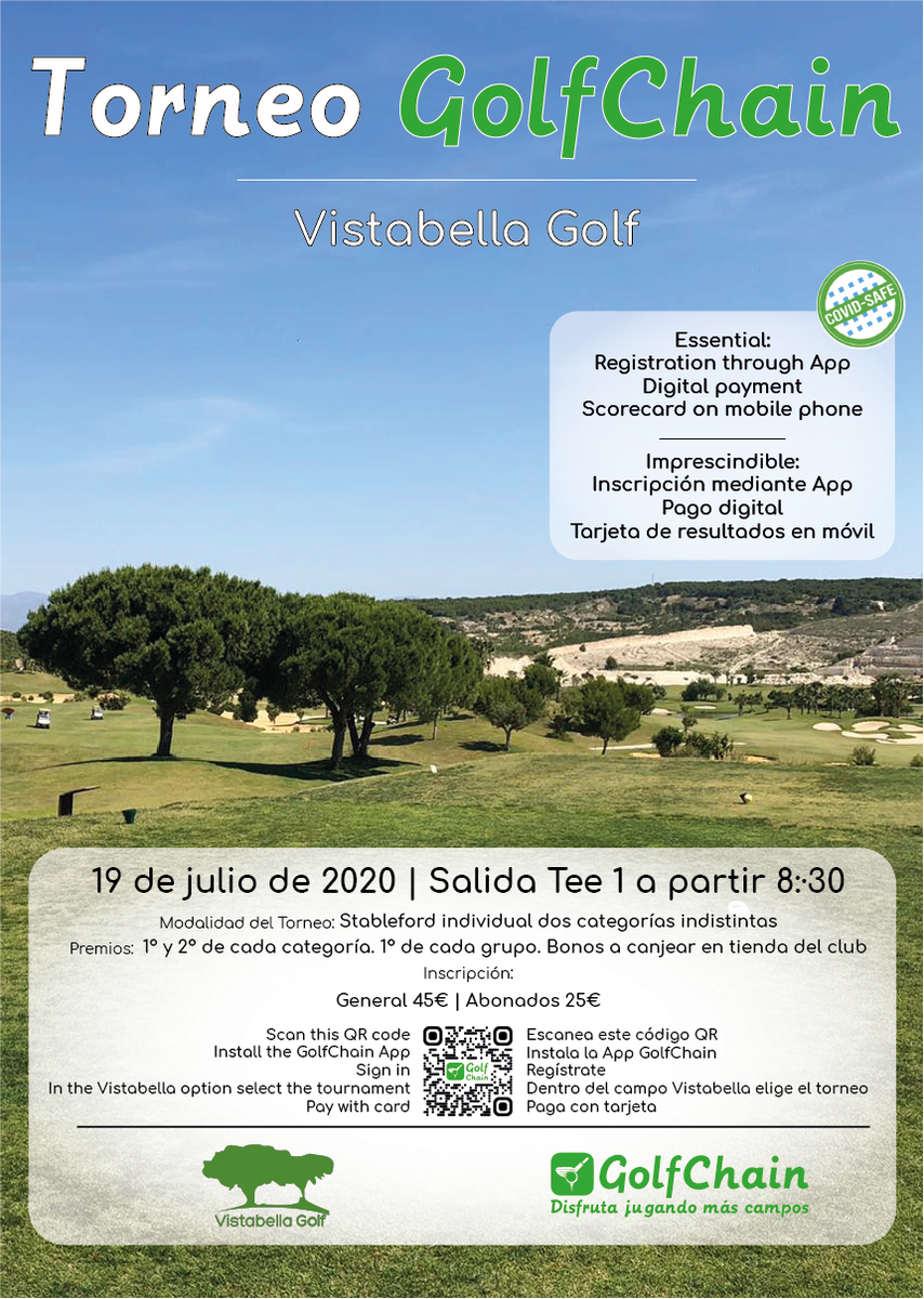 GolfChainGolf's tweet photo. ¡Ah! Y recordad que el próximo fin de semana tendrá lugar el primer torneo covid-free 

¡Hasta el viernes 17 aún estáis a tiempo de inscribíos!

Información e inscripciones aquí👉 https://t.co/vey3fKPL3k

¡Las plazas ya son limitadas!

#torneogolf #golf #COVIDfree #jugaralgolf https://t.co/UFVI75y2yE