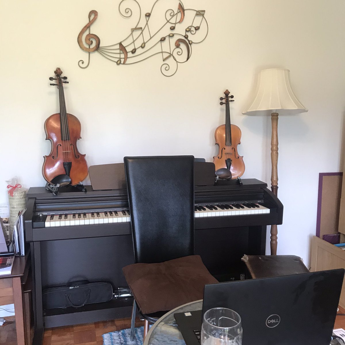 FTmusictuition's tweet photo. Last year’s recital, and this year’s. Bit of a difference... 😂 I’m so proud of all my students for adapting so well to all the changes, and for taking part in our first ever Online Recital. Have an excellent summer break! https://t.co/9QXQXIJcLm