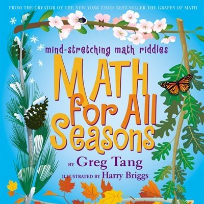 MCSDoesSumMath's tweet photo. YES! This week's @MCS_reads theme is "The Great Outdoors"! There are some great book suggestions at https://t.co/bauzZ9clWj! But of course, we want to ADD one more! "Math For All Seasons" by Greg Tang is a great book filled with math riddles and beautiful illustrations of nature! https://t.co/0yHSMX9FM8