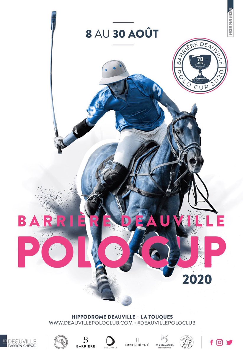 - Barrière Deauville Polo Cup 2020 - 
Rendez-vous à Deauville à partir du 8 août !

✦ COUPE D’ARGENT : 8-16 août  
✦ LADIES POLO CUP : 12-15 août 
✦ COUPE D’OR : 15-30 août 
✦ COUPE DE BRONZE : 17-28 août

Plus ici 👉 bit.ly/BDPC_20
#deauvillepoloclub