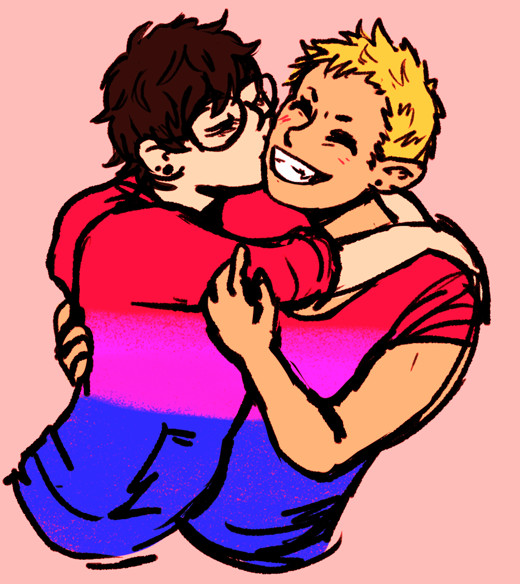 nothlits's tweet photo. hi i'm gav, a nonbinary artist who loves drawing affection. i draw just for fun, but i also take commissions!

- ko-fi: https://t.co/jwJrpnDVjB
- tumblr: https://t.co/7jyNRqqZiO

i also write!
- ao3: https://t.co/woVIYobFly

#NobodyArtistClub #IAMSomebodyArtistClub https://t.co/QXvC2Xe2pa