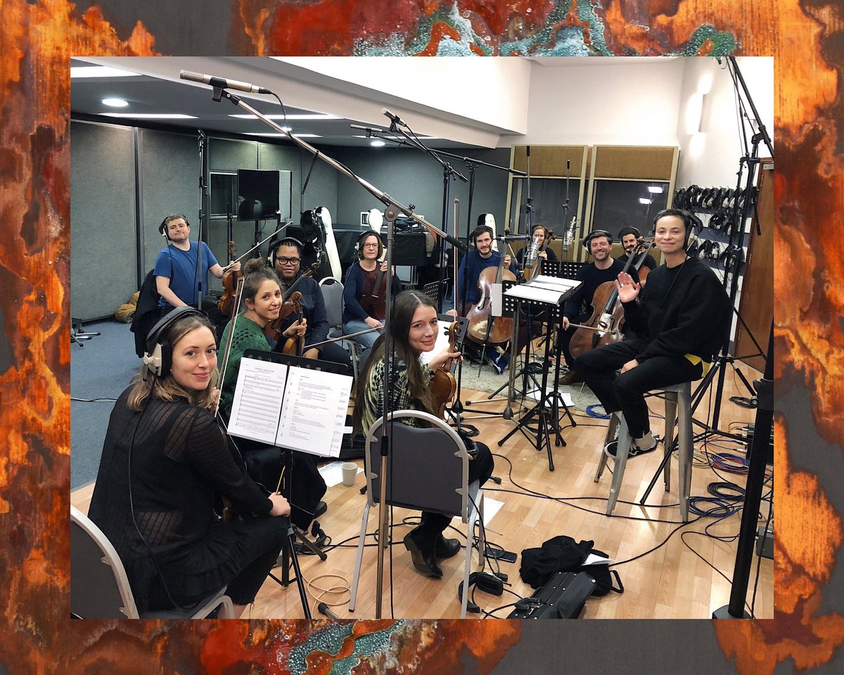 DrumandLace's tweet photo. Appreciation post 🌿 ‘Further’ has been out for a month & wouldn’t have been possible without the incredible @LCOrchestra conducted by Uèle Lamore @air_edel Studio 1 🙏 grateful for their inventiveness & willingness to create newness 🌿 #FurtherEP out now via @LittleTwigRec https://t.co/KH6H7Bymtj
