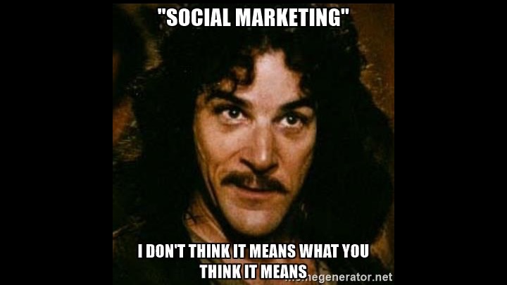  #AESS2020 First things first, my obligatory opening slide for any talk about  #socialmarketing ( #socmar).