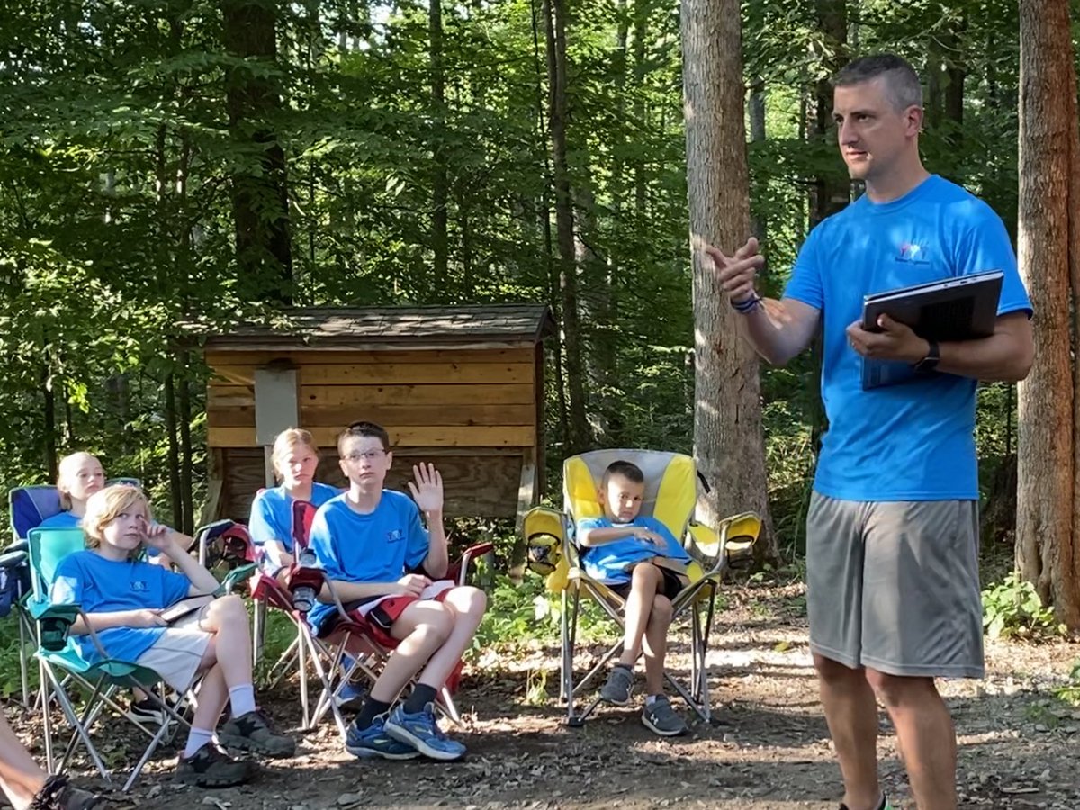 BeyondTodayHost's tweet photo. Mr Troy Phelps leads Christian Living activity for UCG Cincinnati Teens on our teen camp trip! #bettertogether https://t.co/vDTi4PvfFD