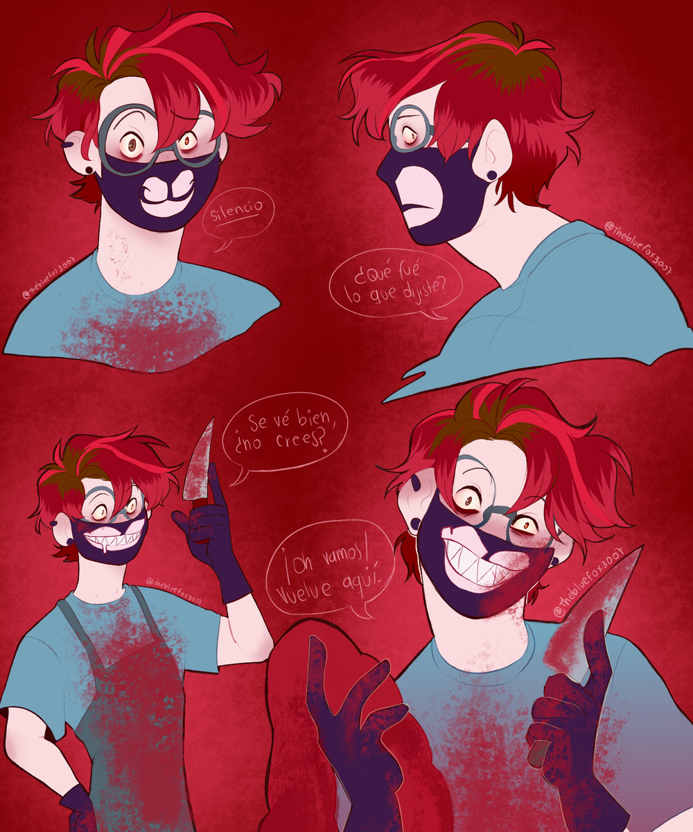 the_blue_otter_'s tweet photo. vi que @SrGiancar hizo esto, y pos yo tambien queria, asi que aqui esta mi #killersona. https://t.co/kYQL1y3f6d