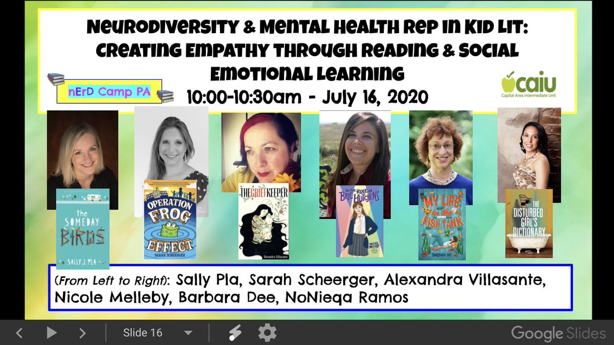sarahscheerger's tweet photo. It’s such an honor to speak on a panel with these amazing authors @nErDCampPA1 https://t.co/nq1hhHCKgs