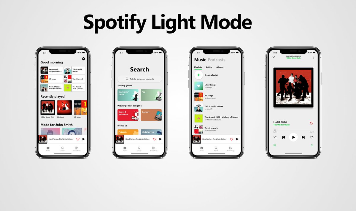 Simpleui1's tweet photo. @spotifydesign.@Spotify Please see a light mode design for your app.

#SamsungTheme #GalaxyTheme #s20 #SamsungMobile #Themes #Oneui #Ui #UserExperience #web #ui #developer #userinterface #designspective 
#digitalproducts #uiuxdesigner #digitalproductdesign #uiux https://t.co/BXicoTOxqM