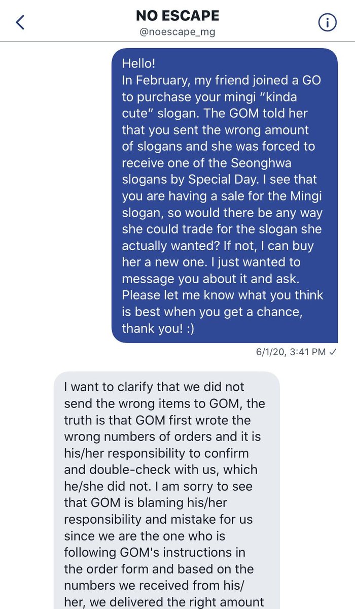 Shannon made a mistake in ordering, and instead of owning up to it, lied about fansites sending incorrect amounts of slogans, and then forced her buyers to accept slogans they didn't order.