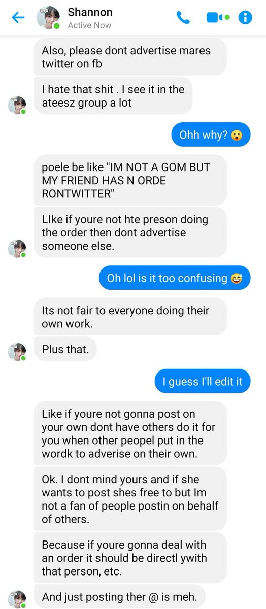 Shannon also works on Facebook to spread misinformation so be careful about any buying/selling groups! Despite HER being a scammer, she's especially loud to be the first one to call someone a scammer so she doesn't have competition. Beware.