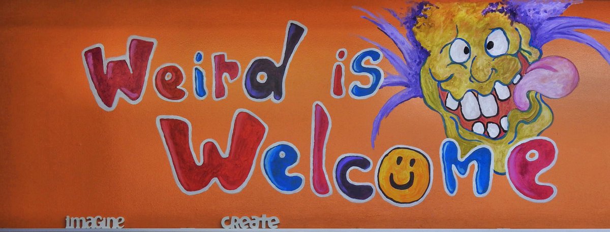 NiceMuralClub's tweet photo. All ways #weird. Always #welcome ❤️ https://t.co/1xdvFh5GQF