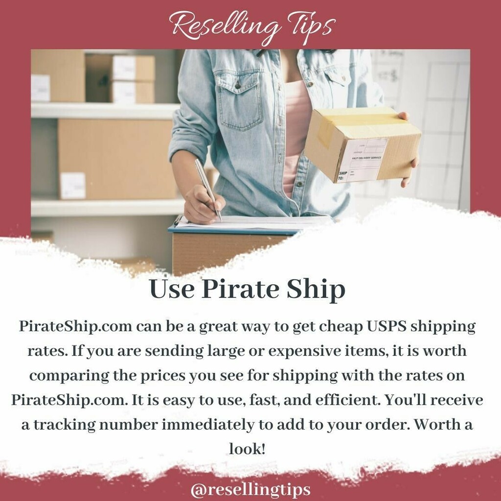 ResellingTips's tweet photo. Have you ever used Pirate Ship in your business? 🗳️⁠
. ⁠
.⁠
.⁠
.⁠
.⁠
.⁠
.⁠
#flip #resell #ebay #poshmark #entrepreneur #ebaybusiness #poshmarkseller #ebayseller #poshmarktips #thrifting #mercari #poshmarkreseller #thriftfinds #thrift #ebayreselle… https://t.co/ajVZELTFLn https://t.co/ZcDFI20JmW