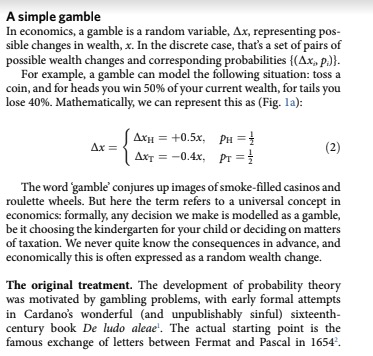 One example is the St. Petersburg paradox which is hard to explain using traditional economic models, but makes sense through the lens of ergodicity economics.