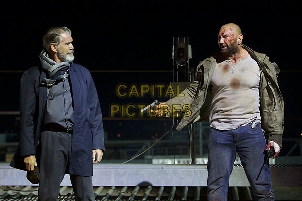 JamesBard007's tweet photo. Watching @DaveBautista aka #MrHinx & @PierceBrosnan aka #JamesBond in #FinalScore on Sky One.
It's like Die Hard meets The Football Factory. So better than #DieAnotherDay & #Spectre then 😂 https://t.co/AMGfyPhl5r