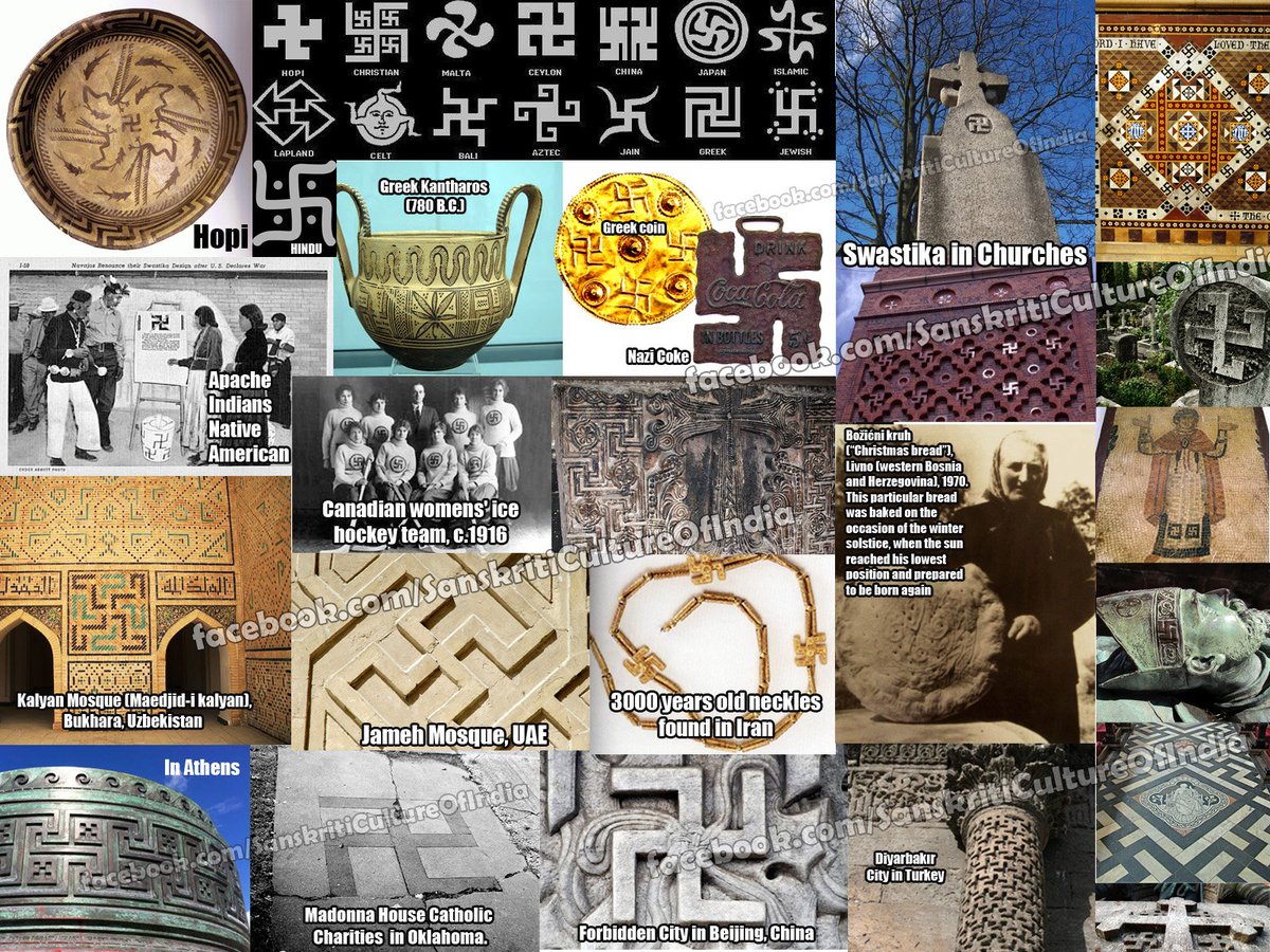 The Swastika, although now a taboo symbol because of its link to the Nazis, is one of man's oldest and at one time nearly universal beloved symbols.Swastikas have been found in the ruins of almost all ancient societies in every corner of the world.What is it's true meaning?