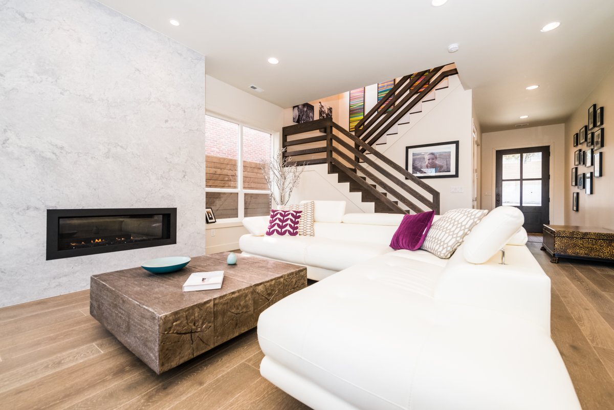LivingZenith's tweet photo. Home is where the hearth is! Cool toned marble contrasts with the easy warmth of the fire place.  
Arlington Park Living Room Featured.
#livingzentih #marble #fireplaces #netzerohome #dailysustainablity #livingroomdesign #utahhomes #utahhomesforsale #interiordesign https://t.co/reBQXhL42q