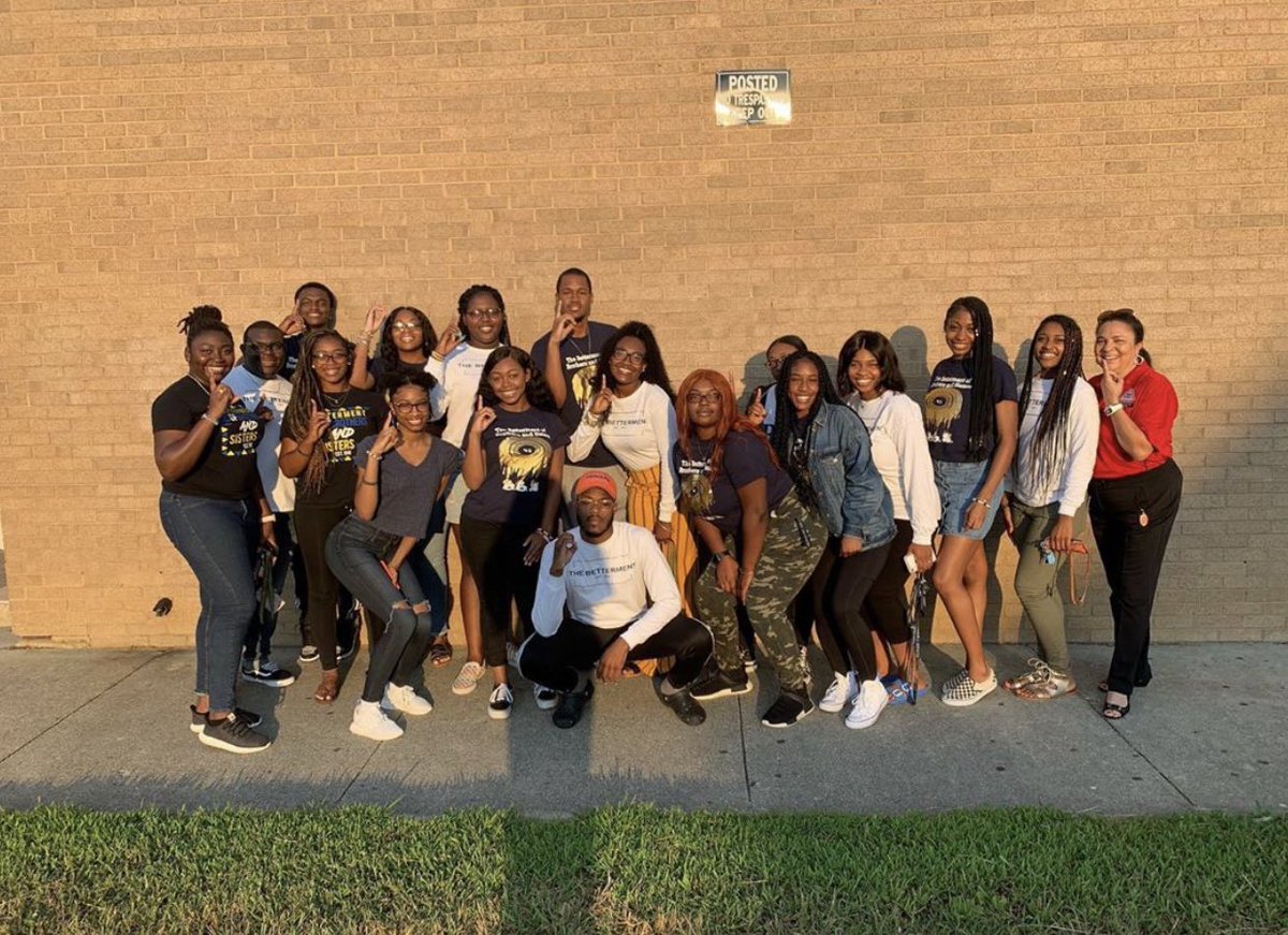 Demiraclee's tweet photo. @callmegisele Hey Trojans! The Betterment of Brothers &amp; Sisters Organization, Inc., Established in 1941, the oldest most prestigious non-greek organization. Our 7 purposes are surrounded around advancing &amp; serving freshmen, Virginia State University &amp; the surrounding community. 💙💛 https://t.co/yLjZMJQwf5