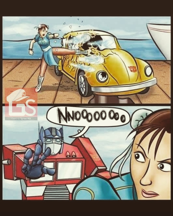 GamingSpreeMX's tweet photo. #bumblebee ! Nooo! #TransformersArceeDesignChallenge #StreetFighter #optimus2020 #GamingSpreeMX https://t.co/URDRP8Dj5Y