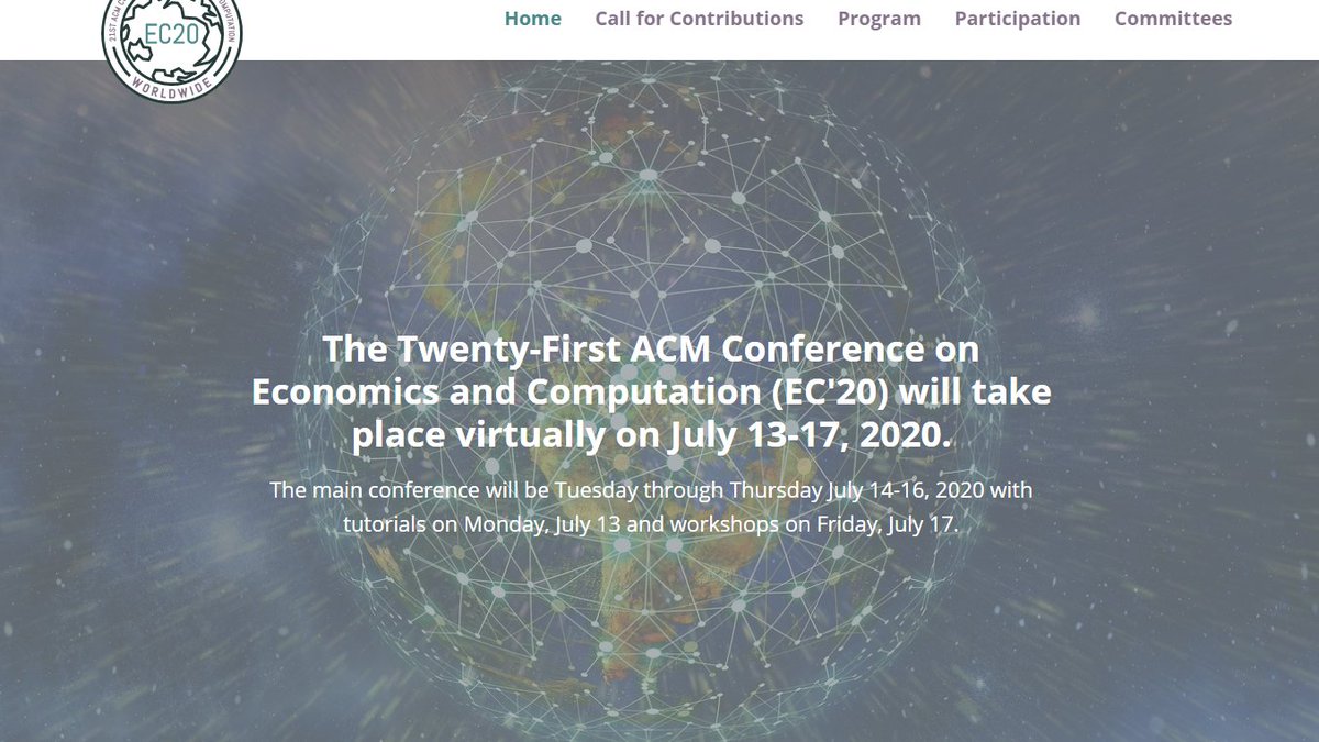 MilindTambe_AI's tweet photo. Honored to give keynote at #ACMEC20 (July 16), provide overview of recent work on AI/multiagent systems for public health & conservation; outline research challenges to address in multiagent systems for #AIforGood
@acmsigecom @mostrovs @ArielProcaccia
https://t.co/WE4V8j7zjv https://t.co/yJeWmCn8bs